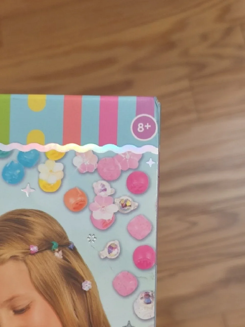 make it real Snap 'N Glam Hair Styling Set Ages 8+ NWT-Open Box